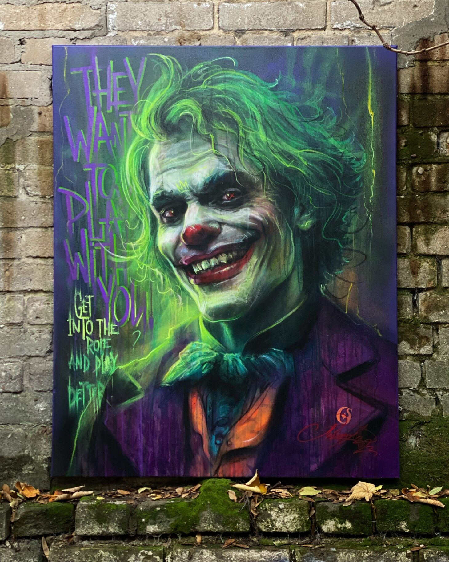 Get into the role — Oil on canvas